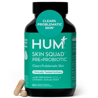 Skin Squad Probiotics for and Men, Skin Care for Clear Complexion & Gut , Mic...