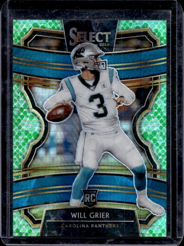 Will Grier Panini Select #80 Dragon Scale