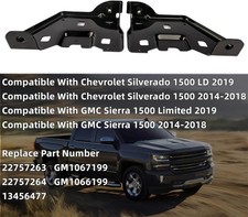 For 2014-2018 Chevrolet Silverado 1500/GMC Sierra 1500 2Pcs Front BumperBracketK