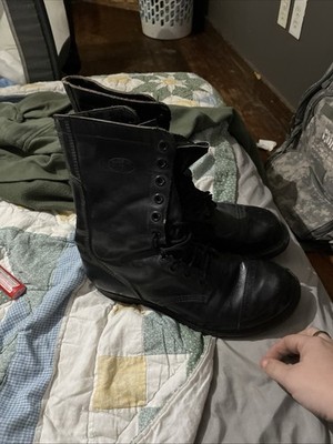 Corcoran Men's 10'' Leather Jump Boots 1500 *Made in USA* Black Black Size 10-11