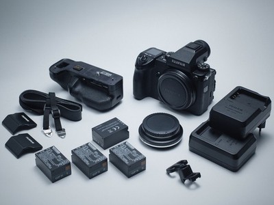 FUJIFILM GFX50S TOP ZUSTAND / EVF / Batteriegriff / 4 Akkus / OVP / Zubehörpaket