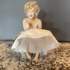 Marilyn Monroe sulla panchina Franklin bambole cimelio 11,5"