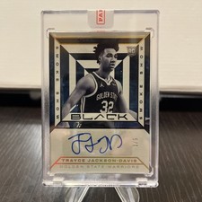 2023-24 Panini Black SSS-TJ Trayce Jackson-Davis Rookie Auto 1/5 Sealed