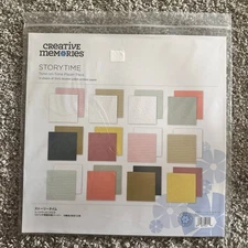 Creative Memories Storytime Paper Pack 12x12 Designer Cardstock Scrapbook Craft