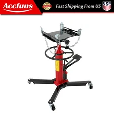 1322-1660LBS 2 Stage Hydraulic Transmission Jack with 360° Swivel Wheel