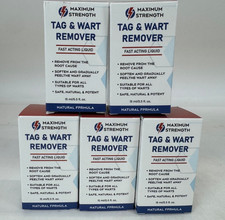 5 Pack TAG  WART REMOVER FAST ACTING 0.5oz NEW