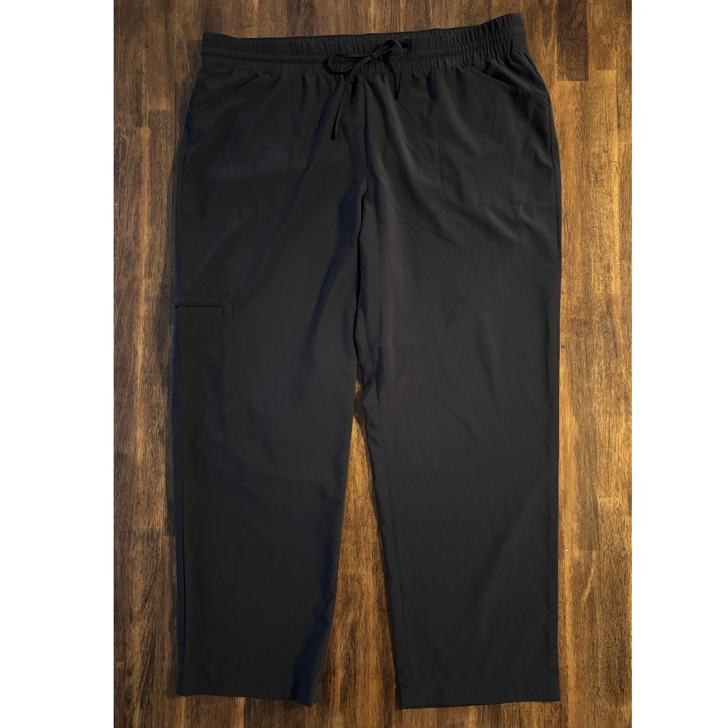 J. Jill Fit Size Large Tall Pants Pull On Drawstring High Rise Tapered Straight