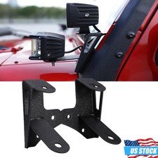 For 07-17 Jeep Wrangler Jk 4inch Led Pods A Pillar Double Deck Mounting Brackets