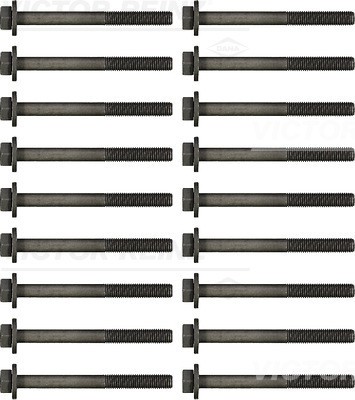 Fits REINZ USZCZELKI 14-32006-01 BOLT KIT, CYLINDER HEAD  ⭐UK Stock⭐
