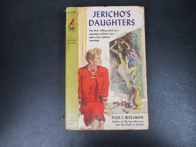 Jericho's Daughters by Paul I. Wellman 1958 Cardinal Edition Fiction Paperback