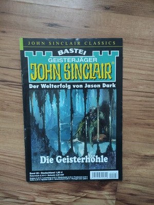 JOHN SINCLAIR Classic Band 26 : '' Die Geisterhöhle '' Jason Dark , Kult Horror