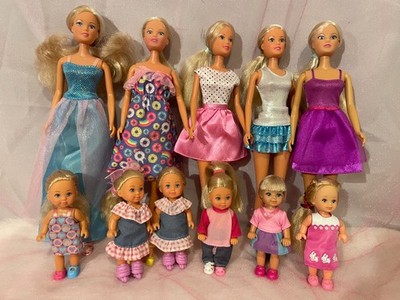 Lot of 11 - Simba Toys Steffi Love & Evi Love Dolls