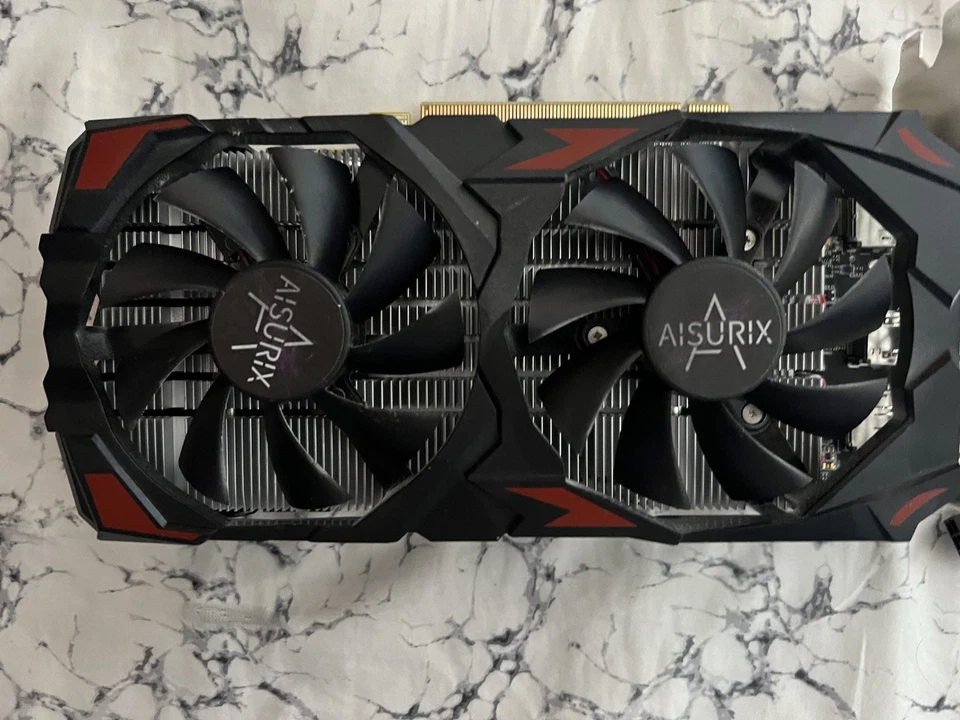 AISURIX RX 580 Graphics Card 2048SP 8GB GDDR5 256 Bit Pc Gaming Video Card - Image 2 of 4