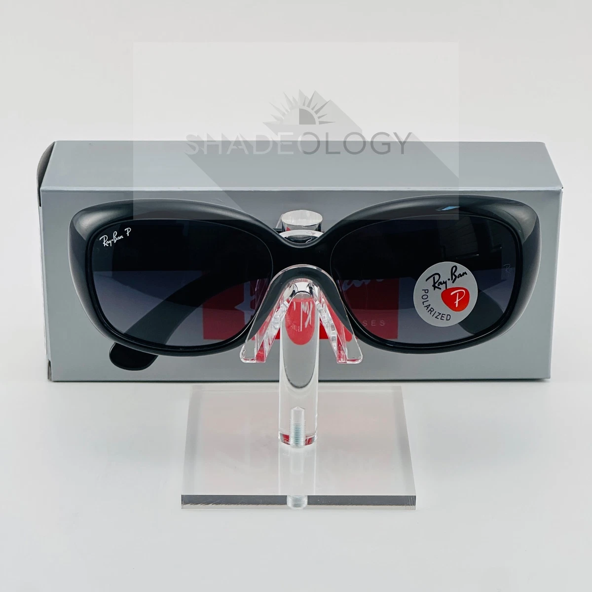 RAY-BAN OVAL 1970 BI-GRADIENT gunmetal GREY/ BROWN SUNGLASSES Ray-Ban Oval RB1970 91493F Silver Sunglasses - eye-oo.com main image 3