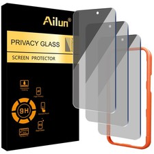 Ailun 3 Pack Privacy Screen Protector for iPhone 16 Pro Max-6.9 inch, Grey