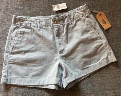 Womens sz 12 Polo Ralph Lauren baby blue shorts NWT