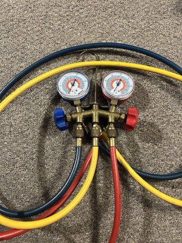 JB M2 STANDARD 2-Valve Classic Brass Manifold w/ Kobra CCLE-60" Hoses M25410AHD - Picture 2 of 6