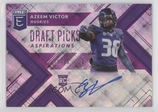 2018 Panini Elite Draft Picks Aspirations Purple /99 Azeem Victor #223 Auto 0c2