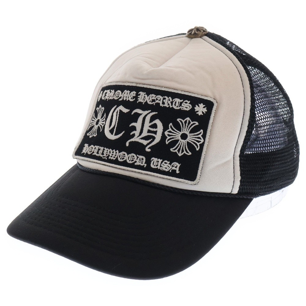帽子 ChromeHarts crossball meshcap Chrome Hearts Trucker Cap Mesh Hat with CH Patch & Crossball