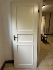 Job Lot of 12 Swedoor White 3 Panel Internal Doors with Handles & Latches