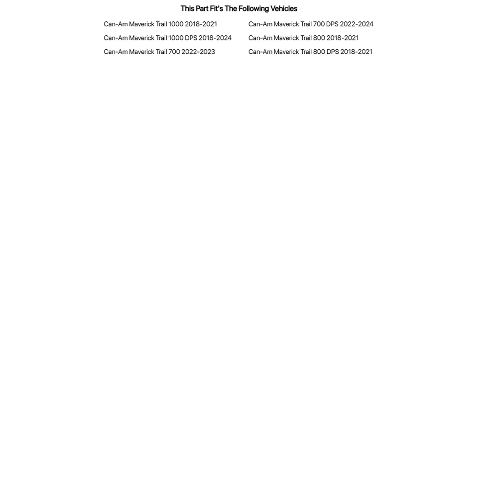 Tusk Soft Upper Doors For Can-Am Maverick Trail 1000 2018-2021 - Изображение 3 из 3