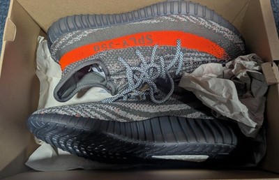 adidas yzy 350 V2 Carbel/Stegry/Solred Size 12 Men's Brand New In Box