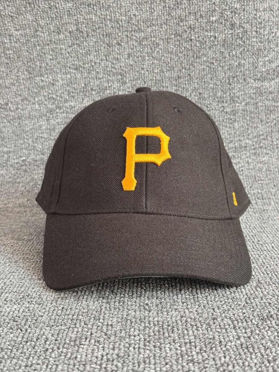 '47 Brand Pittsburgh Pirates MLB Black Cap Hook-and-Loop Strapback Hat