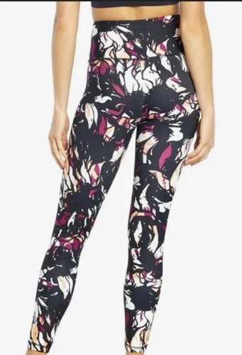 NEW Magenta Abstract Dry-Wik High Rise Leggings Size L Balance ...