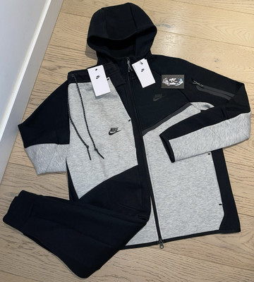 Nike Tech Fleece Two Tone Black/Grey New Season FULL Tracksuit