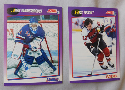 1991-92 Score American Hockey Card #1-220  Pick one
