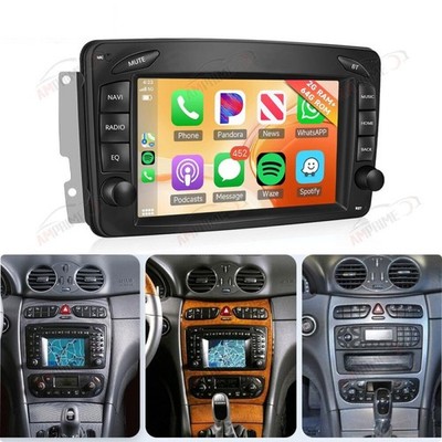 2+64G Android 15 Für Mercedes Benz CLK W209 W208 2002-2004 Carplay Autoradio GPS