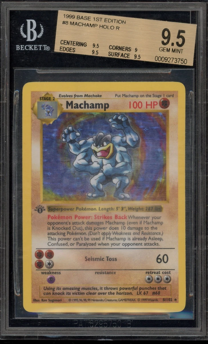 Pokémon TCG Beckett Grading Services (BGS) 9.5 Graded Holo Rare