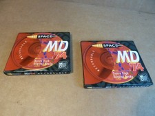 Hi Space x 2  Minidisc / 74 MINS / Recordable Audio Music Minidiscs MD - NEW