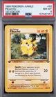 1999 POKEMON JUNGLE #60 PIKACHU 1ST EDITION PSA 8 NM-MT