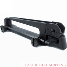 Aluminum Alloy Carry Handle w/ Rear Sight Picatinny Weaver Rail Mount Black