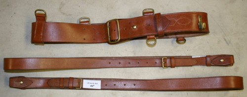 British Sam Browne Belt w/Two Braces 