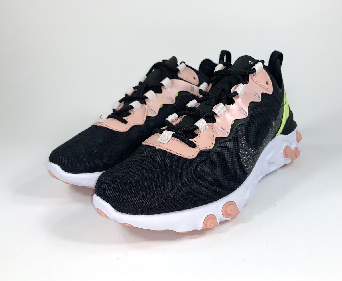 Size Nike React Element 55 Premium Black Coral Stardust W for