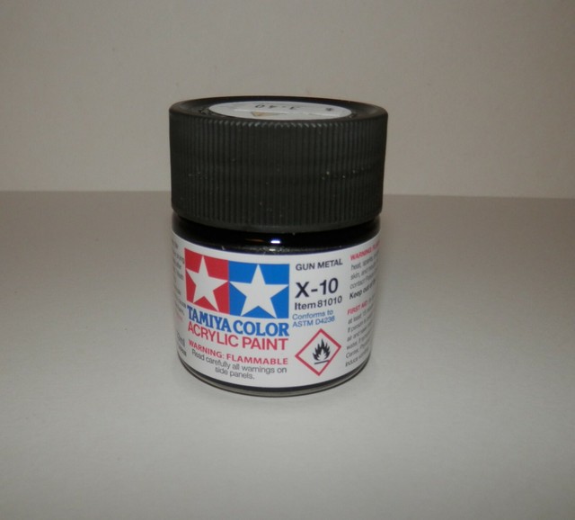 Tamiya Color Acrylic Paint Gun Metal X10 (23ml) NEW eBay