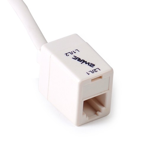 New Telefon Modem Kabel RJ11 6P4C auf RJ45 8P4C Male Plug Adapter Konverter le - Zdjęcie 3 z 4