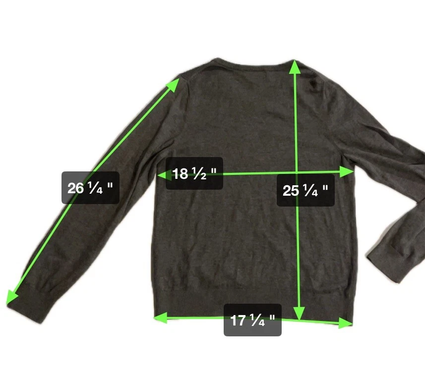 LANDS END Niño XL (18-20) ALGODÓN MODAL CALIBRE FINO CUELLO EN V SUÉTER Uniforme Escolar Foto 3 de 4