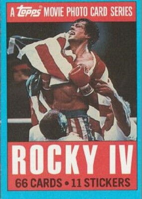ROCKY IV / ROCKY 4 BASE / BASIC KARTEN 1 BIS 66 VON TOPPS AUSGABE 1985 AUSSUCHEN