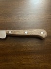 Medallion Slicing Knife Stainless 7" Serrated Wood Handle Full Tang VTG Japan — photo 2