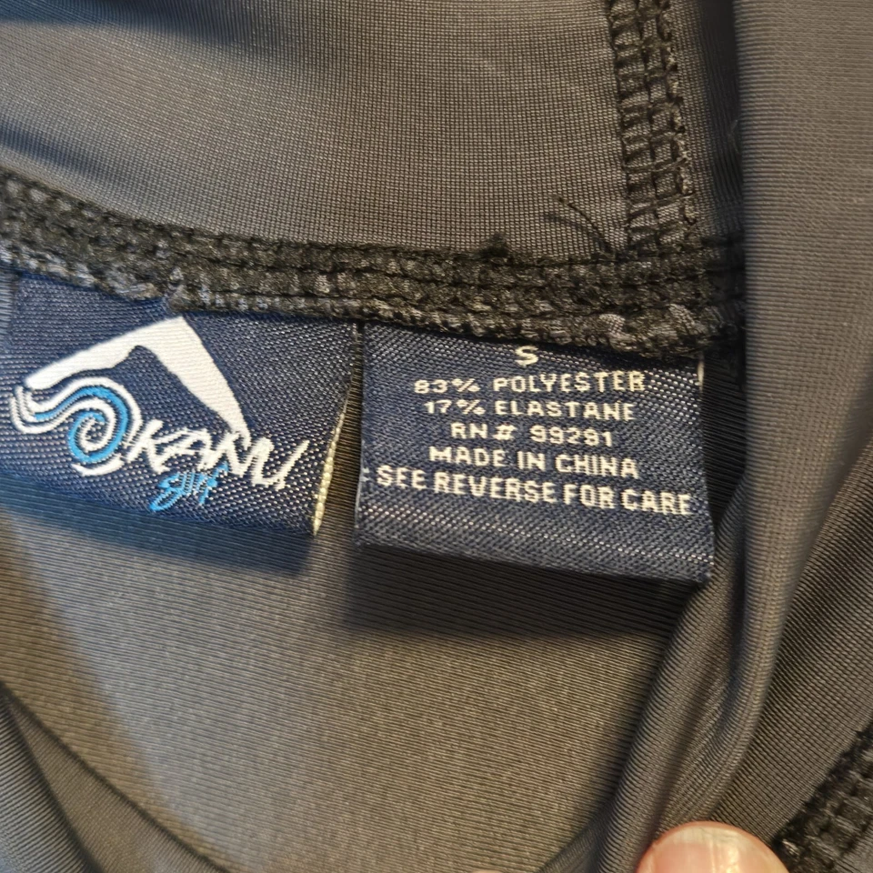 Kanu Surf Men's SMALL UPF 50+ Slim Fit Sun Protective Rash Guard Swim Shirt  - Image 3 of 4