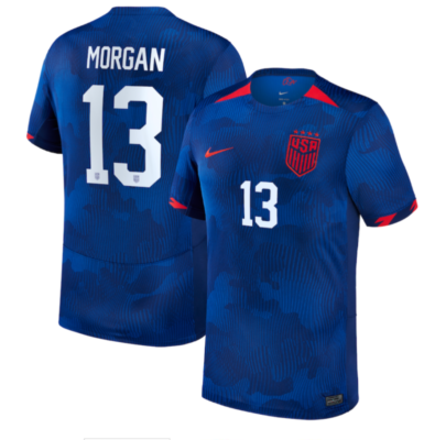 2023 World Cup Alex Morgan #13 USA WOMENS Blue Star Soccer