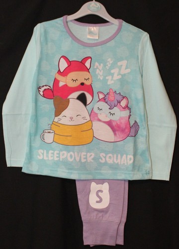 SQUISHMALLOWS Girl's Pyjamas/ Long-Sleeved PJs Sizes 5-12 years - Picture 3 of 59