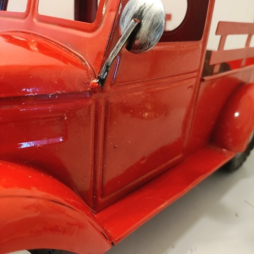 Rustic Metal Pickup Truck Mancave Garage Gift For Him Garage Table Display 16" L - Bild 9 von 22