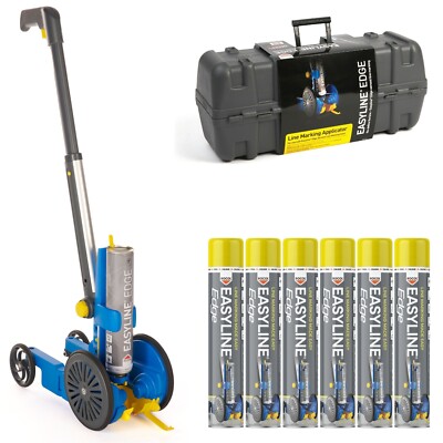Set: 6x EASYLINE EDGE fluoreszierend 750ml + Airblow APPLIKATOR Rocol Markierung
