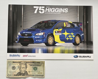 75 David Higgins Craig Drew Subaru Rally Team Subaru Motorsports