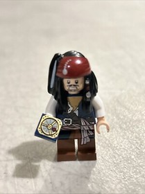 LEGO Jack Sparrow Minifigure Pirates of the Caribbean 71042 Silent Mary Nice