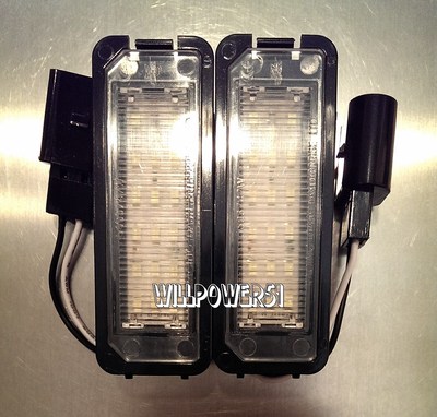 LED LICENSE PLATE LAMPS ASSEMBLY Fits V W GOLF MK4 MK5 R32 LUPO EOS SCIROCCO led